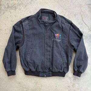 Vintage Mirage Casino Las Vegas Bomber Jacket Men's XL Made in USA Workwear